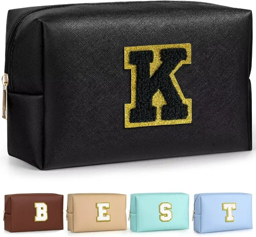 Vista 190 de TOPEAST - Bolso de maquillaje para mujer, Negro -, A