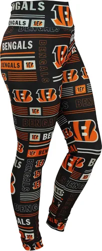 Vista 126 de Zubaz NFL Mallas para mujer de longitud completa de cintura alta básica 1.0