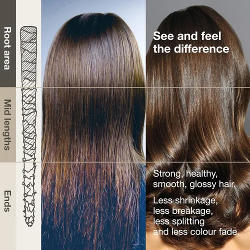 Vista 5 de Champú voluminizador de proteína de cachemira de 3 pulgadas más de 33.8 fl oz, tratamiento fino para el cabello, para resultados más gruesos, más