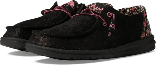 Vista 44 de Hey Dude Wendy Chambray - Zapatos para mujer, mocasines con cordones para mujer, cómodos y ligeros Aurora Blanco 2
