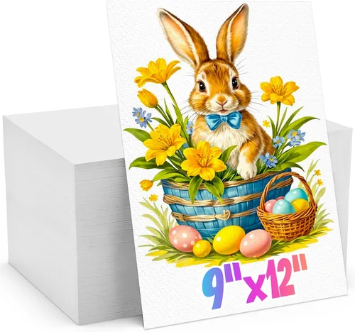 Vista 11 de 100 hojas de papel de acuarela, papel de color agua blanca de 4 x 6 pulgadas, 140 libras/10.58 oz/m², papel de color agua de prensa en frío
