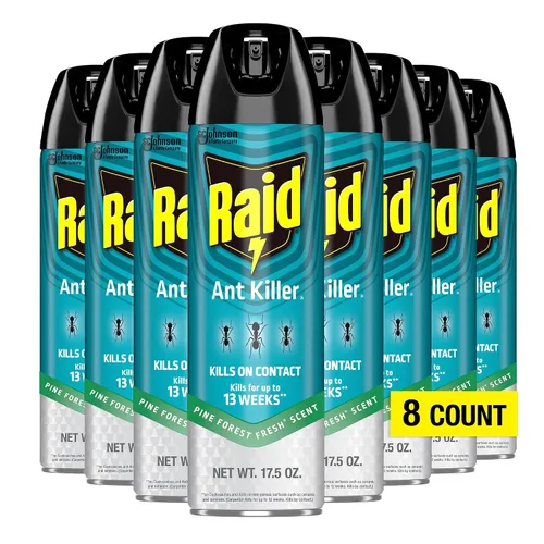 Vista 12 de Raid Ant Killer Spray Kills on Contact Pine Forest Fresh Scent Defense System 17.5 onzas (paquete de 2)