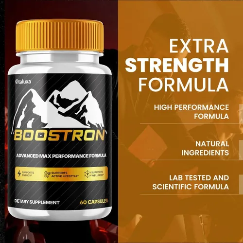 Vista 5 de Suplemento Boostron para hombres, cápsulas Boostrom - Bostrom Pills mezcla de rendimiento de máxima resistencia premium todos los ingredientes