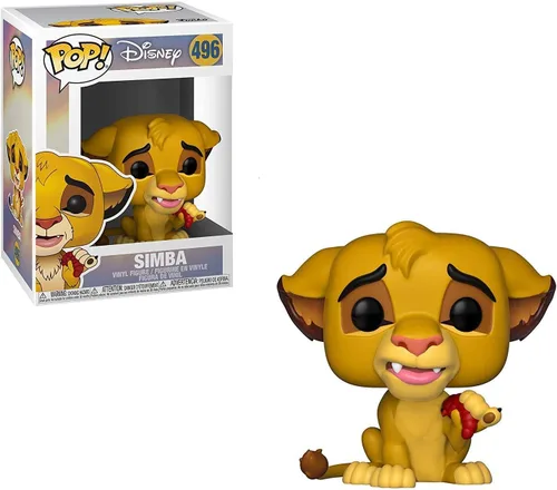 Vista 2 de Disney: El Rey León - Simba Funko Pop! Figura de vinilo (incluye funda protectora compatible con Pop Box)