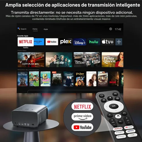 Vista 3 de Walnutt Proyector de cine al aire libre ANSI 2000, aplicaciones oficiales