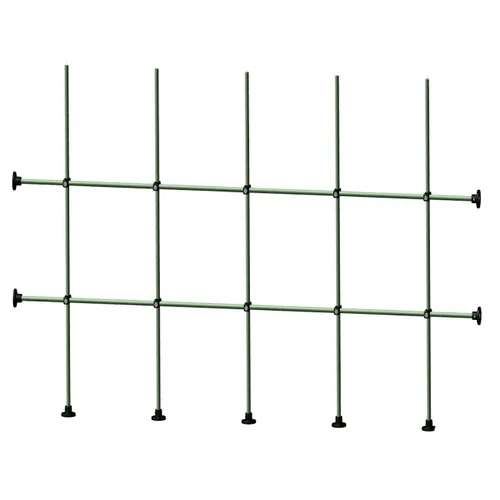 Vista 9 de Side and Bottom Lab Frame Monkey Bars Stand Kit (Aluminum, 4 Foot)
