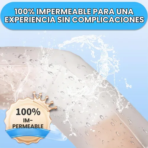 Vista 5 de Protector de pierna fundido para adultos, vendaje de ducha de poliuretano termoplástico impermeable y cubierta fundida, protector de ducha de pierna