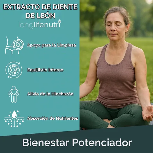 Vista 4 de Gotas líquidas de extracto de raíz de diente de león, procedentes de Taraxacum Officinale, 4 onzas líquidas para digestión natural y bienestar