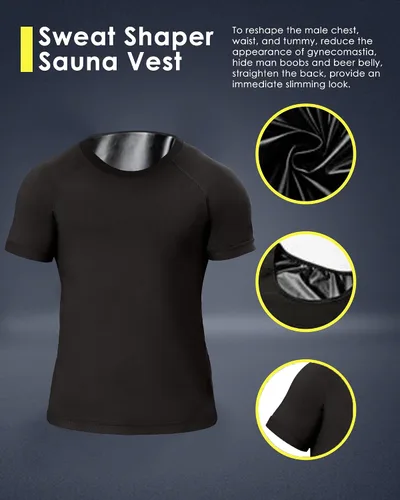 Vista 6 de CGTFY Gynecomastia Compress Tank Top, Compression Tank Top Men, Slimming Body Shaper Vest for Men