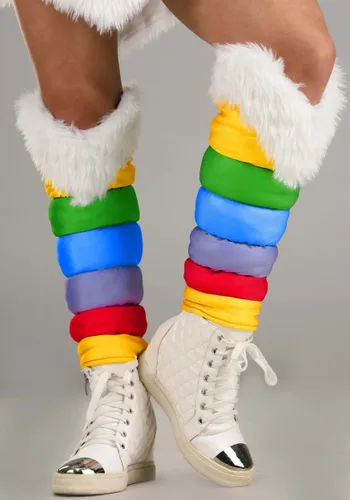 Vista 5 de Disfraz Auténtico de Rainbow Brite para Mujer Multicolor