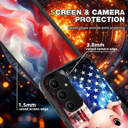 Vista 6 de Funda magnética para Galaxy A16 5G, [compatible con MagSafe] [protección contra caídas de grado militar] Funda resistente a prueba de golpes
