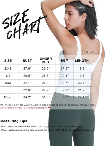 Vista 4 de POSHDIVAH - Sujetador deportivo para mujer, camiseta sin mangas con relleno, se siente como si no llevaras nada, para entrenar, fitness, correr, yoga