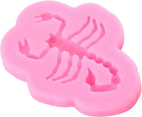 Vista 4 de Molde de silicona para insectos para fondant de escorpión, para decoración de pasteles, decoración de cupcakes, azúcar, manualidades, caramelo