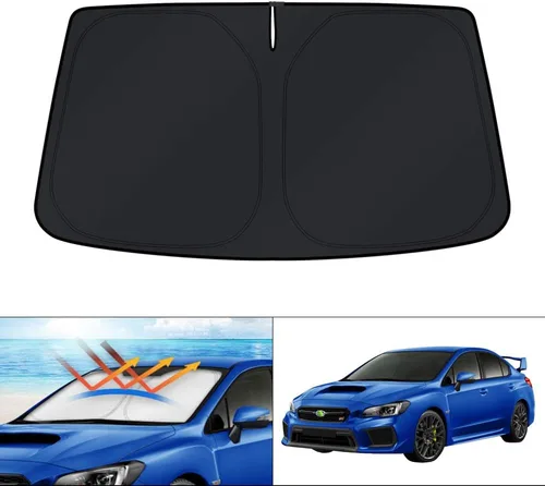 Vista 72 de KUST Parasol para parabrisas para BMW X1 F48 2016, 2017, 2018, 2019, 2020, 2021, 2022, accesorios de ajuste personalizado, parasol plegable