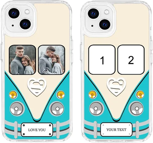 Vista 98 de Funda de teléfono personalizada para Apple iPhone 8 Plus iPhone 7 Plus, personalizada con foto, imagen, texto, imagen, diseño de imagen