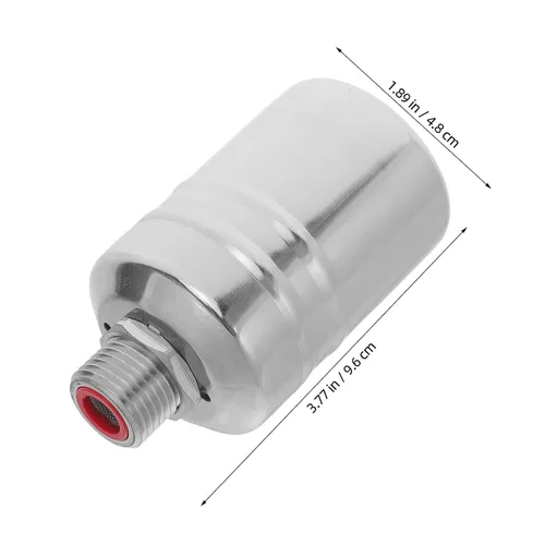 Vista 2 de Float Valve - Stainless Steel Auto Water Fill Shut Off Float Valves for Livestock Waterer, Pond, Pool, Aquarium Water Level Control - 1 Inch Top
