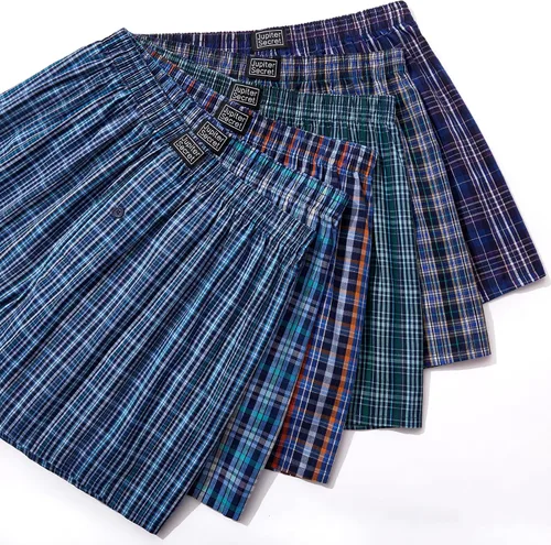 Vista 4 de JupiterSecret Calzoncillos Bóxer para Hombre 100% Algodón Tejidos Pack Calzoncillos Bóxer Colores Surtidos