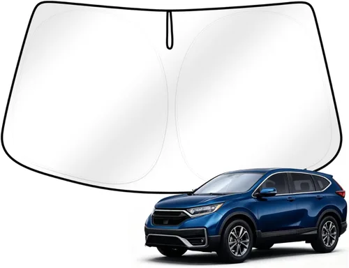 Vista 112 de Canvcle Parasol para parabrisas para Tesla modelo Y/3 2017-2025 2026 (compatible con modelos 2025 Y Juniper/2024 Modelo 3 Highland), parasol grueso