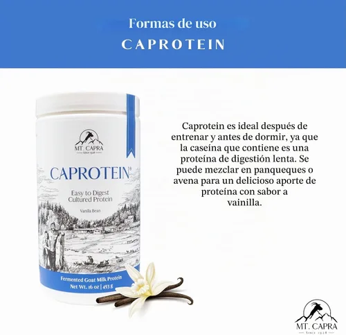Vista 6 de Mt. Capra Caproteína Concentrado de proteína de caseína, proteína de leche de cabra fermentada de cabras alimentadas con pasto, extremadamente