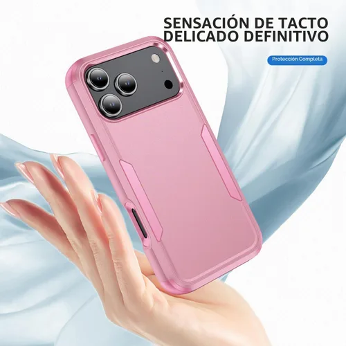 Vista 7 de Funda protectora para iPhone 17 Pro Max, tres capas, resistente, a prueba de golpes, a prueba de caídas, con armadura de goma de cuerpo completo