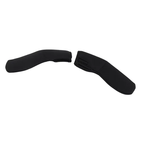 Vista 4 de Paquete de 2 fundas protectoras para manijas de cochecito, funda protectora para reposabrazos con cremallera extraíble, ajuste universal, funda