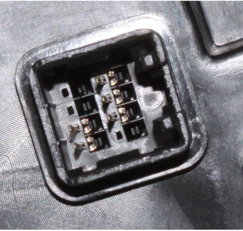 Vista 3 de Para Hyundai Tucson 2010 11 12 13 14 2015 Espejo de puerta lado del conductor Vidrio eléctrico Calentado Plegado manual Negro texturizado