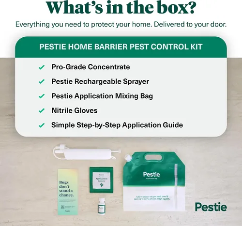 Vista 3 de Pestie Kit de control de plagas de barrera para el hogar, control experto de plagas para tu hogar, asesino de insectos de acción rápida y larga
