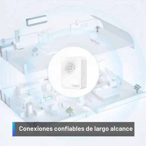 Vista 10 de Kit de inicio del sensor Tapo de TP-Link: "1 x Hub H100" + "1 x Sensor de movimiento T100" + "1 x Sensor de contacto T110