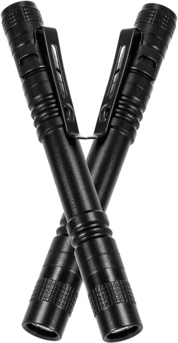 Vista 10 de Linterna recargable de lápiz pequeña con luz de trabajo COB, linterna de bolsillo LED portátil, linternas brillantes para el hogar, automóvil