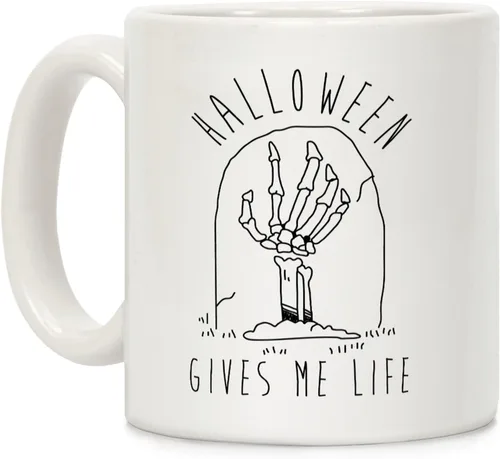 Vista 118 de LookHUMAN Tazas de Halloween Taza de café de Halloween - Tazas de café para decoración ideales para amantes y entusiastas de la decoración - Taza