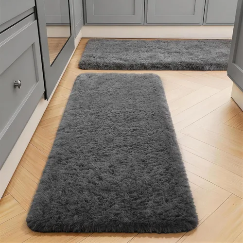 Vista 174 de Ophanie - Alfombras para sala de estar, antideslizante y suave, de felpa grandes y peludas para dormitorio, peludas para niños y niñas, decoración