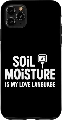 Vista 13 de Soil Moisture is My Love Language Humor Plant Case for iPhone 17