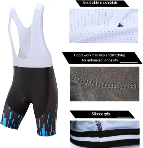 Vista 6 de Coconut Ropamo CR - Conjunto de camiseta de ciclismo para hombre, con cremallera, bolsillo con cremallera, manga corta, kits de ciclismo, pantalones