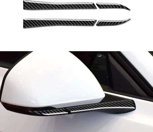 Vista 23 de Adhesivo de vinilo de fibra de carbono para panel de marco de engranajes para Ford Mustang 2015, 2016, 2017, 2018, 2019, 2020, 2021, 2022, 2023