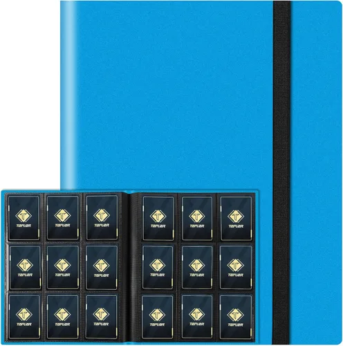 Vista 21 de Carpeta de cartas de 4 bolsillos para 160 fundas, carpeta de cartas álbum para colección de cartas intercambiables para cartas deportivas, cartas
