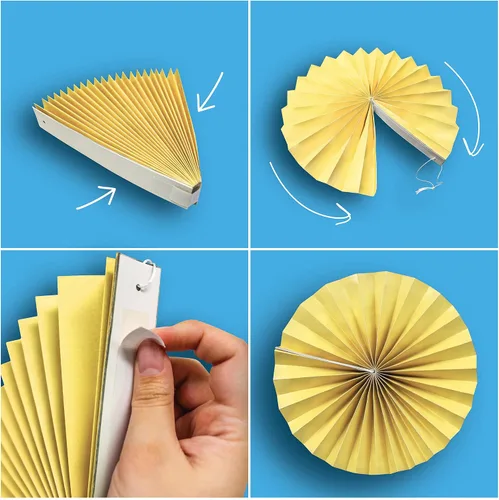 Vista 3 de Teacher Created Resources Travel The Map Hanging Paper Fans (TCR77034)
