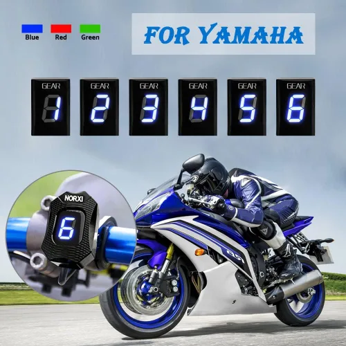 Vista 3 de Indicador de engranajes de motocicleta para Yamaha YZF-R1 R6/Fzh150 Fzn150 Xt660 Fz-16 FZ-S Fz1 Xvs950A Midnight Star Fz8 Fz6r Xv1900a 6 velocidades