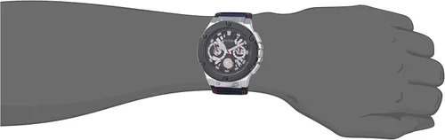 Vista 5 de GUESS US Mens Navy Silicone Multifunction Watch