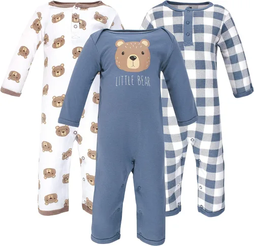 Vista 92 de Hudson Baby - Overol unisex de algodón para bebé Manzana