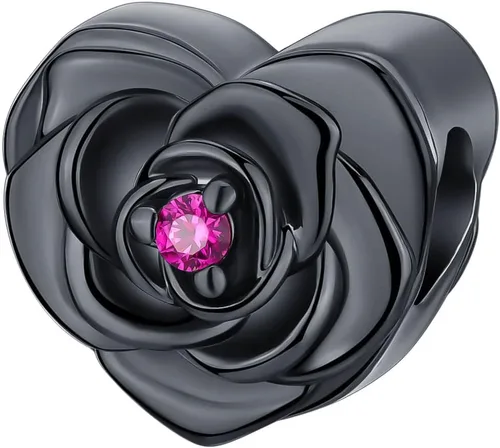 Vista 272 de Dije de girasol con diseño de estrella y luna y elefante para pulsera, collar de plata de ley 925, dijes de corazón de amor para mujer, regalo