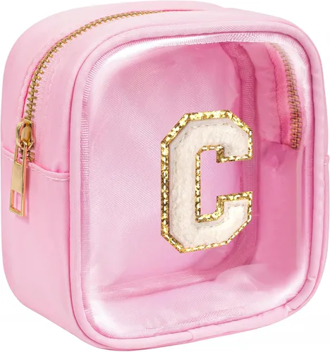 Vista 21 de KOTORA Bolsa de Maquillaje Inicial, Bolsa de Viaje de Artículos de Aseo, Bolsa de Maquillaje Transparente, Bolsas de Cosméticos Organizadoras