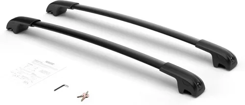 Vista 9 de Barras transversales de techo con cerradura de 300 libras compatibles con VW Atlas 2017-2026