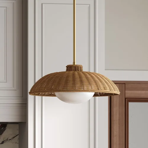 Vista 14 de Nathan James Leigh Iluminación Colgante, Luz Colgante de Techo Negra con Pantalla de Vidrio de Gran Tamaño y Cable Ajustable, para Isla de Cocina