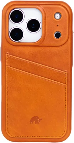 Vista 26 de Funda de cartera de cuero artesanal premium Bullstrap para iPhone 13 Ajuste impecable sin volumen y almacenamiento seguro de tarjetas Funda