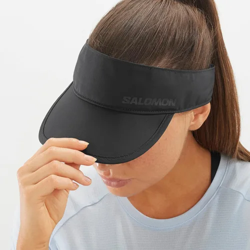 Vista 3 de Salomon Visera cruzada estándar - OSFA negra profunda, talla única