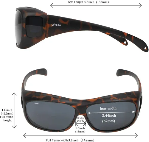 Vista 3 de yodo Gafas de sol con lentes polarizadas para hombres y mujeres