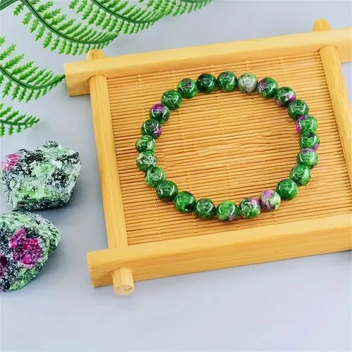 Vista 24 de Pulseras de triple protección con piedra de ojo de tigre de obsidiana negra con hematita para hombres y mujeres, pulsera de piedra curativa