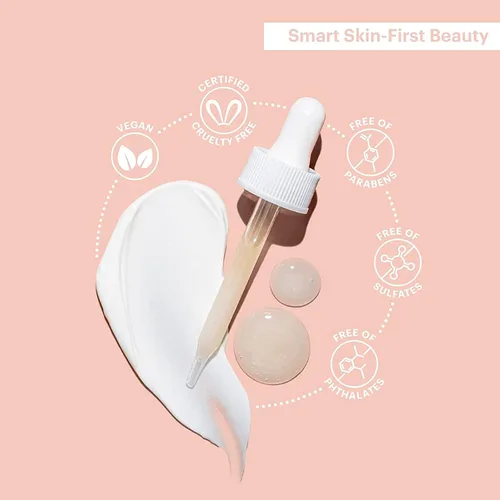 Vista 4 de Glo Skin Beauty Hydra-Bright AHA - Set de cuidado de la piel de tamaño mini de viaje, limpiador de gel espumoso e hidratante ligero para una piel
