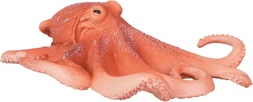 Vista 2 de MOJO Figura de juguete pintada a mano de vida silvestre internacional realista de pulpo