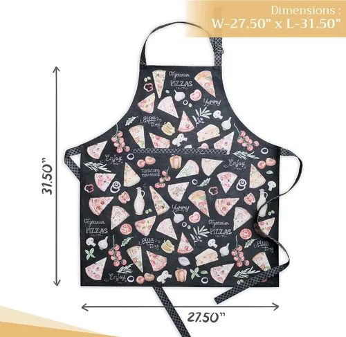 Vista 265 de Maison d' Hermine Delantales para mujer con bolsillo, 100% algodón (27.50 x 31.50 pulgadas)